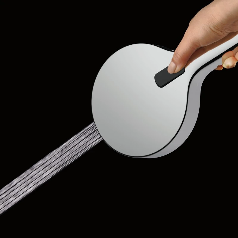 Home Bathroom Stepless Speed Change Handheld Shower Head
